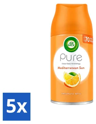 Produktbild von 5 x Air Wick Freshmatic Nachfüller Mediterrane Sonne 250 ml - Vorteilspackung - 5 Stücke