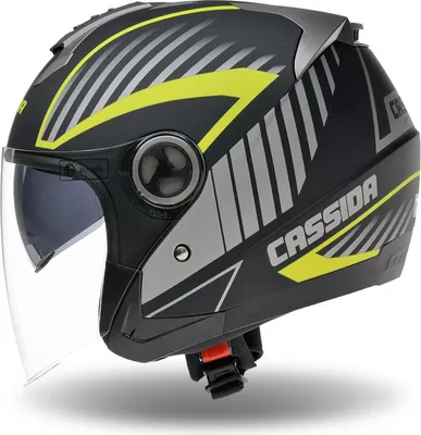 Zdjęcie produktu dla kask Magnum, CASSIDA - CZ (czarny mat/szary/żółty, rozmiar XS)
