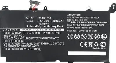 Produktbild von CoreParts MBXAS-BA0034, Akku, R553LF, R553LN, R553LN-DM123H, R553LN-DM553H, R553LN-XO078H, R553LN-XO106, 0B200-00450400,...