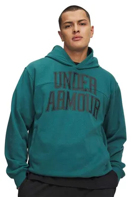 Produktbild von Under Armour - "Rival" Kapuzenpullover für Herren, Leicht, leger GT15890 (XL) (Grün/Schwarz)