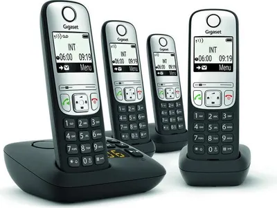 Immagine prodotto di Gigaset A690 A Quattro nero - Telefono analogico - Segreteria telefonica