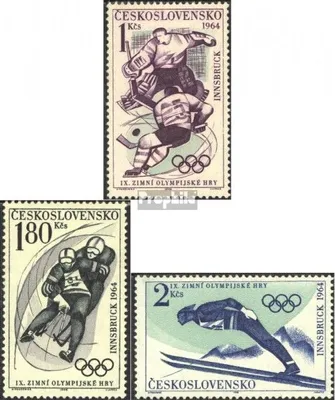 Produktbild von Briefmarken Tschechoslowakei 1964 Mi 1447-1449 (kompl.Ausg.) postfrisch Winterspiele