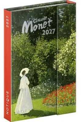 Obrázok produktu pre NOTIQUE Týždenný magnetický diář Claude Monet, rok 2027, 11 x 16 cm