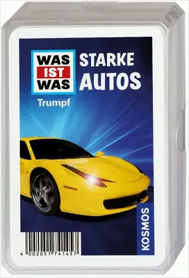 Produktbild von Was ist Was - Starke Autos - Trumpfspiel