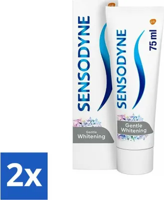 Produktbild von Sensodyne Zahnpasta – Sanftes Aufhellen – Milde Reinigung – 75 ml - Vorteilspack - 2 Stücke
