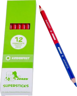 Produktbild von JOLLY SUPERSTICKS Silbenstifte mehrfarbig, 12 St.