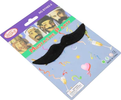 Image de Halloween Party Fake Black Mustache Festive Performance Cosplay Barbe Artificielle