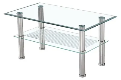 Produktbild von Furnitex Couchtisch CT-010 Metall und gehärtetes Glas