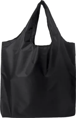 Produktbild von 3er-Pack wiederverwendbare Einkaufstaschen, faltbare Einkaufstasche mit befestigter Tasche, waschbar, langlebig und leicht, schwarz