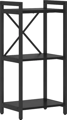 Image de Étagère Chêne noir 40 x 30 x 85 cm Bois d'ingénierie