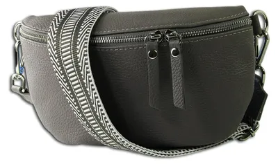 Produktbild von Toscanto grau, mehrfarbigfarbene Gürteltasche mittel 25x15x8cm OTT807BK