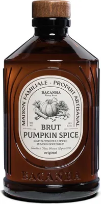 Produktbild von Bacanha Pumpkin Spice Sirup 400 ml - Französischer Kürbisgenuss in jeder Flasche