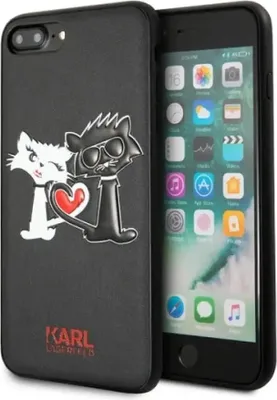Obrázok produktu pre Karl Lagerfeld KLHCS8LCL1BK S8 Plus G955 hardcase black Choupette in love ochranné puzdro