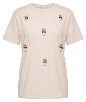 Produktbild von SWIRLIE damen t-shirt - beige, S