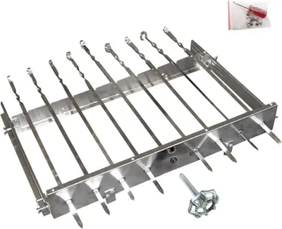 Produktbild von OLYMP Spiessdreher Drehspieß - Aufsatz Sesam Profi für 9 Spieße, manuell, Schaschlik, Grillspieß, Drehspieß, Ohne Motor