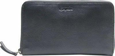 Zdjęcie produktu dla Skórzany portfel Esquire Peru Zip Around Wallet czarny czarny