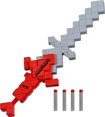 Immagine prodotto di Hasbro Minecraft Heartbreaker Spada Nerf Blaster con 4 frecce Giocattolo