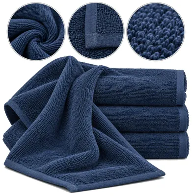 Produktbild von Handtuch - Badetuch - 70x140cm - 500 g/m² - Gästehandtuch - Marineblau