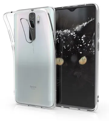 Produktbild von kwmobile Hülle kompatibel mit Xiaomi Redmi Note 8 Pro - Silikon Handyhülle transparent - Handy Case in Transparent