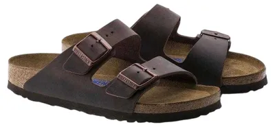Produktbild von Birkenstock - "Arizona" Sandalen für Damen, Geöltes Leder PP15368 (41,5 EU) (Braun)