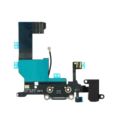 Immagine prodotto di Presa di ricarica per iPhone 5 Nero Dock Connector Flex Sostituzione