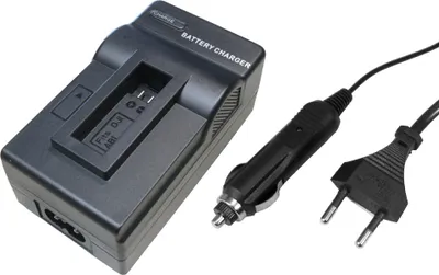 Produktbild von Trade-Shop Akku Ladegerät für DJI Osmo Action Kamera AB1, P01 Li-Ion Akkus wie DJI 188480 / Ladestation + KFZ-Adapter