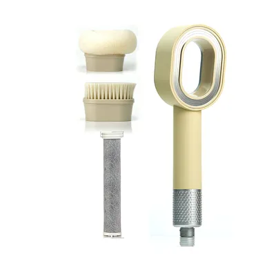 Produktbild von Wassersparender Duschkopf,Hochdruck  Handbrause,Massagebad Handbrause mit VC Kohlefaserfilter und Aromatherapie,Gelb
