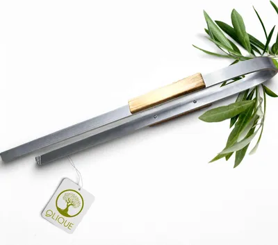 Produktbild von Grillzange XXL 50 cm – Aluminiumzange und Olivenholzgriff