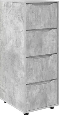 Obrázok produktu pre vidaXL Úložná skriňa betónová sivá 40 x 48 x 105 cm materiál na báze dreva