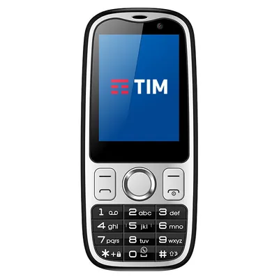 Produktbild von TIM Easy 4G, 6,1 cm (2.4"), 0,5 GB, 2 GB, 2 MP, Android 4.4.4, Schwarz, Silber