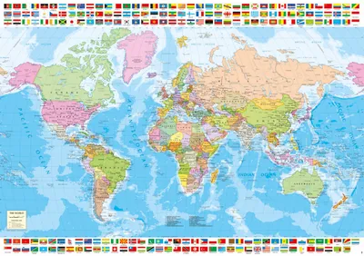 Produktbild von EDUCA Puzzle Politická mapa světa 1500 dílků