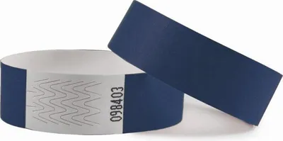 Immagine prodotto di Braccialetti CombiCraft Blanco Tyvek Blu scuro - 100 pezzi