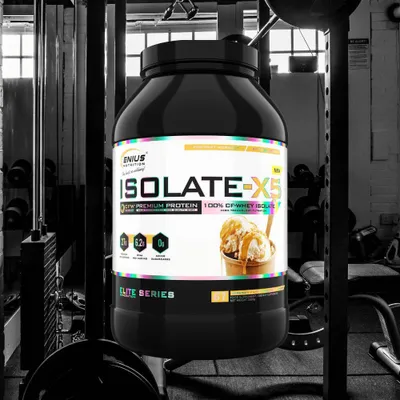 Produktbild von Genius Nutrition | Isolate-X5 Vanilla ice cream