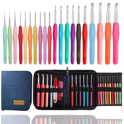 Produktbild von Komplettes Set von 20 Häkelhäkeln für Anfänger
