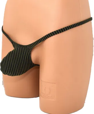 Produktbild von Mens thong bulge pouch MicroMini gestreift