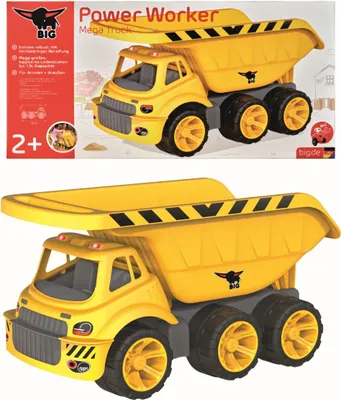Obrázek produktu pro BIG Power Worker Mega Kipper, Nákladní auto, 2 rok/roky, Plast, Žlutá