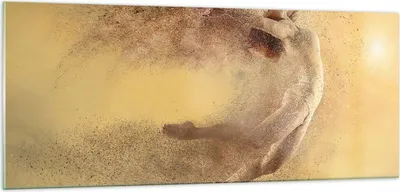 Produktbild von Bilder auf glas - Frau Abstraktion - 100x40cm - Glasbilder - Wandbilder - Kunstdruck - zum Aufhängen bereit - Wanddekoration aus Glas - Glas Bilder - Wandbild auf Glas - Einteilig - GAB100x40-4061