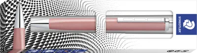 Produktbild von Staedtler 444, Clip, Clip-on-Einziehkugelschreiber, Nachfüllbar, Blau, 1 Stück(e), Medium
