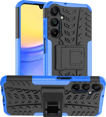 Produktbild von Outdoor Hülle für Samsung Galaxy A16 Handyhülle Handy Tasche Bumper TPU Silikon in Blau