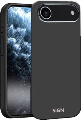 Image de Coque en silicone liquide SiGN pour iPhone Air - Noire