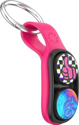 Obrázek produktu pro PopSockets PopPuck Starter Pack Pink Punk, Náramkový popper, Kov, Oranžová, Růžová, Modrá, Černá