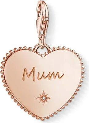 Obrázek produktu pro Thomas Sabo Dámský přívěsek srdce Mum rose gold 1688-416-40