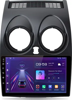 Produktbild von Einbau-Navigationsgeräte 4Kern Autoradio Für Nissan Qashqai J10 2007-2016 12+256G GPS Navi 9in Android14 DAB+ SWC 8Kern 4G