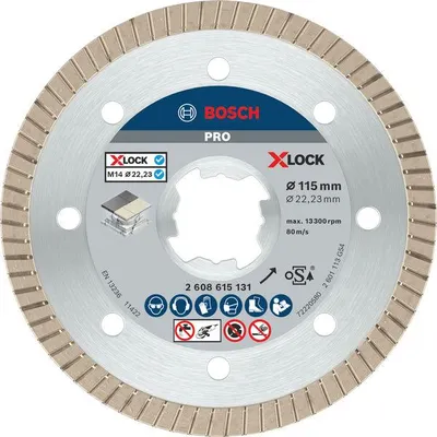 Produktbild von PRO Ceramic X-Lock Diamanttrennscheibe, 115 x 22,23 mm, 22,23 mm