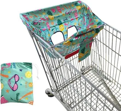 Productafbeelding van Ademende Beschermhoes Voor Kinderzitje Winkelwagen en Kinderstoel - Groen