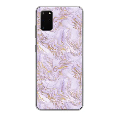 Produktbild von MuchoWow® Handyhülle Schutzhülle Hülle für Samsung Galaxy S20 Plus Abstrakt - Marmor - Gold - Muster Silikon Softcase Handy Hülle - Hartschale