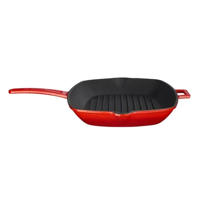Produktbild von LAVA Grillpfanne aus emailliertem Gusseisen, 26 x 32 cm, 2,25 Liter