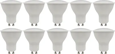 Produktbild von 10er-Pack LED-Strahler McShine "PV-50-10" GU10, 5W, 400lm, 110°, 3000K,warmweiß