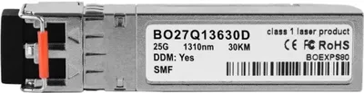 Produktbild von BlueOptics SFP28-25G-ERL-30-MR-BO Netzwerk-Transceiver-Modul Faseroptik 25000 Mbit/s (SFP28-25G-ERL-30-MR-BO)