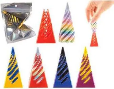 Produktbild von Fidget Spirale, 3D-Wirbel, Pyramide